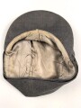 Luftwaffe, Feldmütze Modell 1943 für Mannschaften. Späte, " leichte " Ausführung. Leicht angeschmutzt, Kopfgrösse gemessen 54