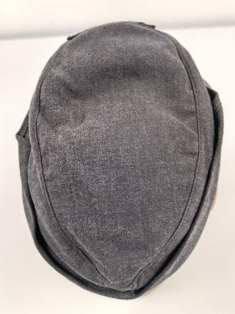 Luftwaffe, Feldmütze Modell 1943 für Mannschaften. Späte, " leichte " Ausführung. Leicht angeschmutzt, Kopfgrösse gemessen 54