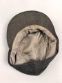Luftwaffe, Feldmütze Modell 1943 für Mannschaften. Späte, " leichte " Ausführung. Leicht angeschmutzt, Kopfgrösse gemessen 54