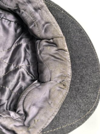 Feldmütze für Flakhelfer der Hitlerjugend. Leicht getragenes Stück , Kopfgrösse 58, die Raute original vernäht