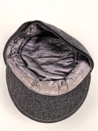 Feldmütze für Flakhelfer der Hitlerjugend. Leicht getragenes Stück , Kopfgrösse 58, die Raute original vernäht