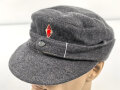 Feldmütze für Flakhelfer der Hitlerjugend. Leicht getragenes Stück , Kopfgrösse 58, die Raute original vernäht