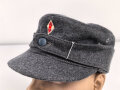 Feldmütze " Mütze für HJ - DJ"  für Flakhelfer ? der Hitlerjugend. Leicht getragenes Stück , Kopfgrösse 55, die Raute original vernäht