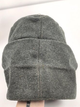 Heer, Feldmütze Modell 1943 für Mannschaften. Italienische Fertigung, typische lackierte Holzknöpfe,  Kopfgrösse 56