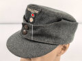 Heer, Feldmütze Modell 1943 für Mannschaften. Italienische Fertigung, typische lackierte Holzknöpfe,  Kopfgrösse 56