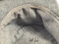 Heer, Feldmütze Modell 1943 für Mannschaften. Italienische Fertigung, typische lackierte Holzknöpfe,  Kopfgrösse 56