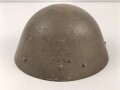 Tschechoslowakei 2. Weltkrieg, Stahlhelm in gutem Zustand, in allen Teilen original. Während des Krieges als Beutestück vereinnahmt und mit einem Stempel " Eigentum der NSDAP Kreisleitung M" versehen