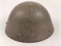 Tschechoslowakei 2. Weltkrieg, Stahlhelm in gutem Zustand, in allen Teilen original. Während des Krieges als Beutestück vereinnahmt und mit einem Stempel " Eigentum der NSDAP Kreisleitung M" versehen
