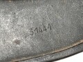 Luftwaffe, Stahlhelm Rautarn Modell 1940.  In allen Teilen original und zusammengehörig, Hersteller SE66. Ungereinigtes Stück, das Hakenkreuz wie der Adler zu etwa 60-70% erhalten.