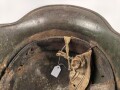 1. Weltkrieg, Stahlhelm Modell 1916. Ungereinigtes Souvenir eines amerikanischen Soldaten im 1. Weltkrieg