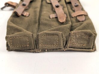 Magazintasche für MP 38 und 40 der Wehrmacht. getragenes Stück in gutem Gesamtzustand