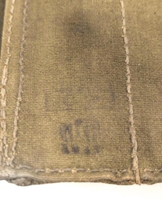 Magazintasche für MP 38 und 40 der Wehrmacht. getragenes Stück in gutem Gesamtzustand