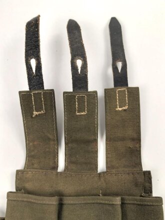 Magazintasche für MP 38 und 40 der Wehrmacht. getragenes Stück in gutem Gesamtzustand