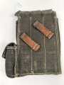 Magazintasche für MP 38 und 40 der Wehrmacht. Getragenes Stück in gutem Gesamtzustand, seltene Ausführung