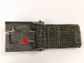 Afrikakorps Luftwaffe, Koppelschloss mit grüner Webzunge. Eisen lackiert, Hersteller H.A.42 für H.Arld Nürnberg . Ungetragen