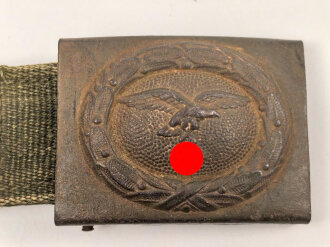 Afrikakorps Luftwaffe, Koppelschloss mit grüner...