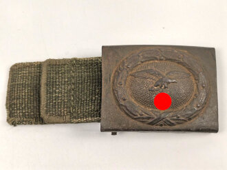 Afrikakorps Luftwaffe, Koppelschloss mit grüner...