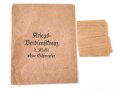 Kriegsverdienstkreuz 2. Klasse ohne Schwerter ,Hersteller "15" im Bandring für Friedrich Orth , Wien. In der zugehörigen Tüte