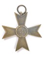 Kriegsverdienstkreuz 2. Klasse ohne Schwerter , kein Hersteller  im Bandring. Original verpackt,  In der zugehörigen Tüte, der Hersteller ausgeschnitten