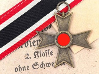 Kriegsverdienstkreuz 2. Klasse ohne Schwerter , kein...