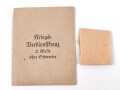 Kriegsverdienstkreuz 2. Klasse ohne Schwerter , kein Hersteller  im Bandring. Original verpackt,  In der zugehörigen Tüte, der Hersteller ausgeschnitten