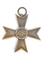 Kriegsverdienstkreuz 2. Klasse ohne Schwerter , kein Hersteller  im Bandring. Original verpackt,  In der zugehörigen Tüte, der Hersteller ausgeschnitten