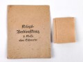 Kriegsverdienstkreuz 2. Klasse ohne Schwerter , kein Hersteller  im Bandring. Original verpackt,  In der zugehörigen Tüte, der Hersteller ausgeschnitten