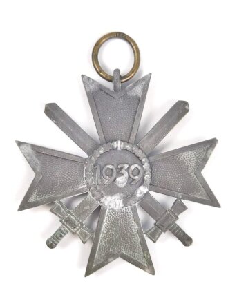 Kriegsverdienstkreuz 2. Klasse mit Schwertern , Hersteller "127" im Bandring für Moritz Hausch, Pforzheim