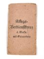 Defekte Tüte zum Kriegsverdienstkreuz 2. Klasse mit Schwertern , Hersteller  Wächtler & Lange Mittweida
