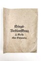 Tüte zum Kriegsverdienstkreuz 2. Klasse ohne Schwerter , der Hersteller  ausgeschnitten
