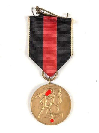 Medaille zur Erinnerung an den 1. Oktober 1938 (Anschluss Sudetenland)