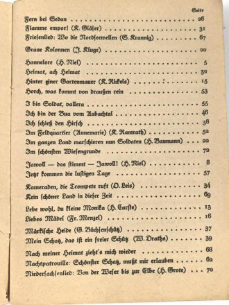 "Das zweite neue Soldaten-Liederbuch" Heft 2,Textbuch mit Melodien 2 stimmig, 76 Seiten, gebraucht, DIN A6