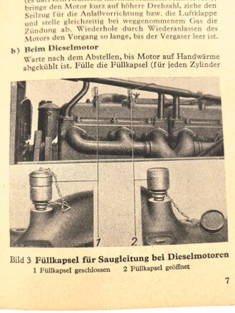 D 632/2 "Taschenbuch für den Kraftfahrer im Winter" Ausgabe 1943, 32 Seiten, gebraucht, DIN A6