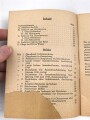 D 632/2 "Taschenbuch für den Kraftfahrer im Winter" Ausgabe 1943, 32 Seiten, gebraucht, DIN A6