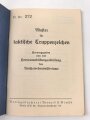 H. Dv. 272 "Muster für taktische Truppenzeichen" datiert 1928, 64 Seiten, gebraucht, DIN A6