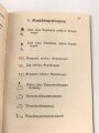 H. Dv. 272 "Muster für taktische Truppenzeichen" datiert 1928, 64 Seiten, gebraucht, DIN A6