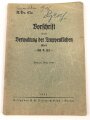 H. Dv. 43a "Vorschrift für die Verwaltung der Truppenküchen (Heer)" datiert 1937, 49 Seiten, gebraucht, DIN A5