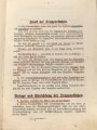 H. Dv. 43a "Vorschrift für die Verwaltung der Truppenküchen (Heer)" datiert 1937, 49 Seiten, gebraucht, DIN A5
