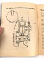 Niederlande "De Sachs Stationnaire Motor - Handleiding" datiert 1933, 24 Seiten, gebraucht, DIN A6, niederländisch
