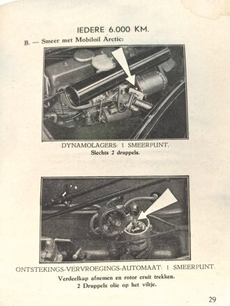 Niederlande "Citroen met Voorwielaandrijving" datiert 1949, 30 Seiten, gebraucht, DIN A5, niederländisch, wasserschaden