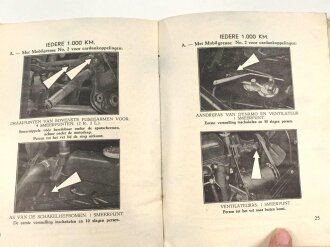 Niederlande "Citroen met Voorwielaandrijving" datiert 1949, 30 Seiten, gebraucht, DIN A5, niederländisch, wasserschaden