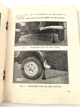 Niederlande "Citroen met Voorwielaandrijving" datiert 1949, 30 Seiten, gebraucht, DIN A5, niederländisch, wasserschaden