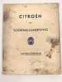 Niederlande "Citroen met Voorwielaandrijving" datiert 1949, 30 Seiten, gebraucht, DIN A5, niederländisch, wasserschaden