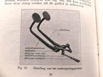 Niederlande "Handleiding, Ford Lincoln Zephyr V12 " datiert 1937, 60 Seiten, gebraucht, DIN A5, niederländisch, wasserschaden