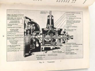 Niederlande "Handleiding, Ford Lincoln Zephyr V12 " datiert 1937, 60 Seiten, gebraucht, DIN A5, niederländisch, wasserschaden