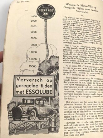 "Ken Uw Auto! " datiert 1937, 40 Seiten, gebraucht, DIN A4, niederländisch