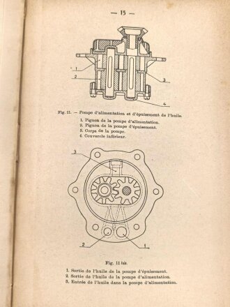 Frankreich "Fiat Moteur A-12 bis Usage et Entretien" datiert 1937, 78 Seiten, gebraucht, DIN A5, französisch