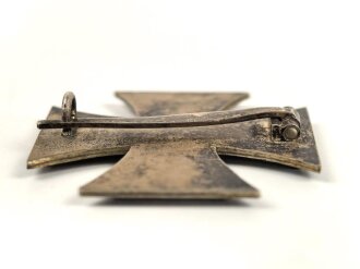 Eisernes Kreuz 1. Klasse 1939,  unmarkiertes Stück.  Der Eisenkern zu 100% geschwärzt