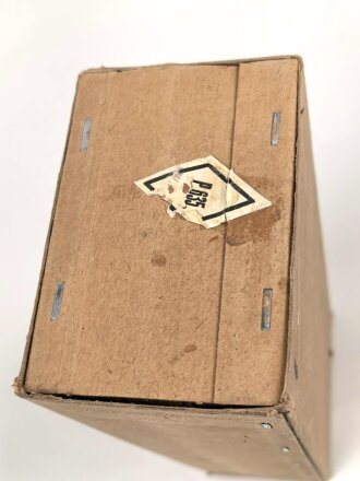 Pappkasten für 300 Schuss Munition 8 x 57 ( für k98 ) . 20 Pappschachteln enthalten, alles zusammengehörig. OHNE Inhalt - Complete matching set for 300 k98 rounds, EMPTY BOXES