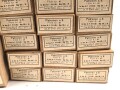 Pappkasten für 300 Schuss Munition 8 x 57 ( für k98 ) . 20 Pappschachteln enthalten, alles zusammengehörig. OHNE Inhalt - Complete matching set for 300 k98 rounds, EMPTY BOXES